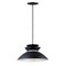 Maxim Lighting Nordic 1-Light 14.25" Wide Black Pendant Light 11359WTBK - alternate 1